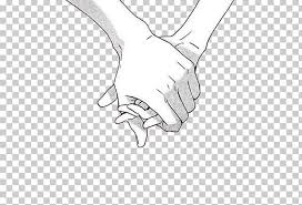 This also depends on the hand's size. Holding Hands Drawing Png Clipart Anime Arm Artwork Black And White Drawing Free Png Download