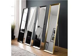 Stylish arch design makes the mirror a visually impressive decor statement in an entryway, locker room, living room or in the bedroom. Ted Free Standing Mirror Black