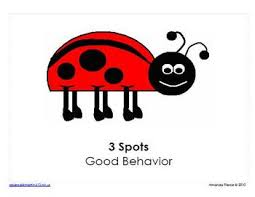 ladybug themed behavior clip chart and take home chart