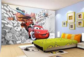 3d Kids Room Wallpaper Custom 3d Photo Mural Car Broken Wall Hd Painting Photo Bedroom Background Wall Mural Non Kid Room Decor Kids Room Wallpaper Wall Murals