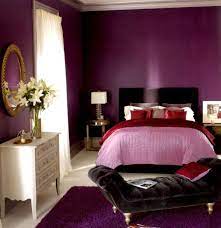Wake up a boring bedroom with these vibrant paint colors and color schemes and get ready to start the day right. Dipped In Plum Monochromatic Rooms Purple Bedrooms Bedroom Color Schemes Modern Bedroom Colors