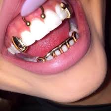 Ahahah Fuckyou Dentes Grillz Ideias Para Piercings Dentes De Ouro