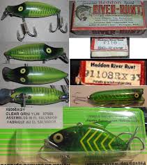 Sg Xgy Or Sr Xgy Green Body Yellow Shore Minnow Or Spook