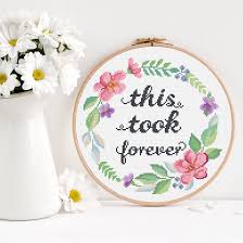 Cross Stitch Pattern This Took Forever Funny Cross Stitch Etsy Funny Cross Stitch Patterns Cross Stitch Patterns Cross Stitch Funny