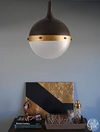 Diy Ikea Hack Hicks Pendant Light The Gathered Home Ikea Lighting Ikea Diy Diy Ikea Hacks