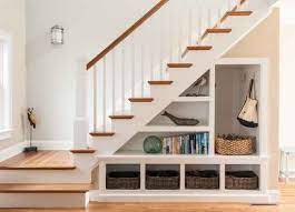 27 Genius Ways To Use The Space Under Your Stairs Staircase Storage House Stairs Stairs Design