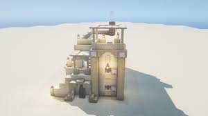 Build a cool pyramid, statues and boats. A Desert House I Made R Minecraft