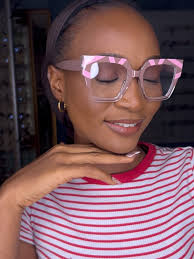 MODEL ROCKING ANTI BLUE LIGHT CARAT FRAME IN SWEETEST 😍😍😍, 8,000 only ,  Light Weight 😍😍😍, Perfect For Prescription Glasses 😍😍😍, Non Tarnish  😍😍😍, Comes In A Protective Pouch With Soft Wipes 😍😍😍, 100% ...