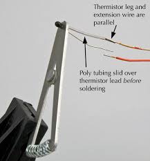 fabrication of a thermistor probe