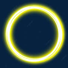 Shining Circle Ring Yellow Neon Light Circle Ring Yellow Circle Png And Vector With Transparent Background For Free Download Colorful Backgrounds Smoke Background Circle