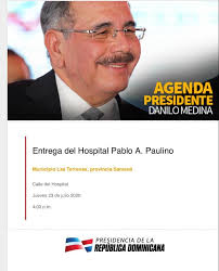 Agenda presidencial de Danilo Medina...
