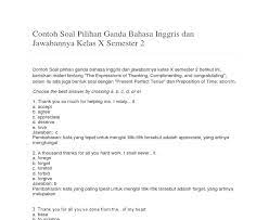 Contoh Soal Pilihan Ganda Degree Of Comparison Dan Jawabannya Sarang Soal