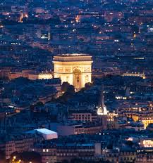 The arc de triomphe is an iconic symbol of french national identity and took 30 years to build. Spectacular View Of Arc De Triomphe Tour Montparnasse 56
