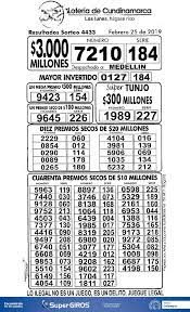 Ultimos resultados lotería de cundinamarca. Resultados De Loterias Cundinamarca Y Supergiros Choco Facebook