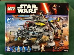 New Star Wars Lego Captain Rex S At Te 75157 Re Sealed Star Wars Captain Lego Star Lego Star Wars