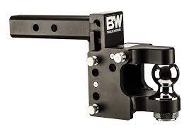 The turnover ball installs completely under the pickup tongue weight. B W Hitches Ts20056 Tow And Stow Pintle Hook With 2 5 16 Ball 8 1 2 Drop 4 1 2 Rise