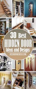 The notion of a hidden door taps into the childhood desire for a secret place and the lifelong longing for everyone to have a private room to call their own. 30 Clever Hidden Door Ideas That Are Practical And Fun Decor Home Ideas