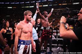 Wide receiver chad johnson stumbling to the ground in a boxing ring instead of on the football turf. Floyd Mayweather Vs Logan Paul Exhibition Postponed A Distinct Lack Of Interest The Reason In 2021 Logan Paul Boxing News Floyd Mayweather