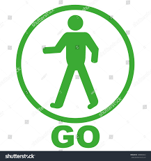 Pedestrian Go Symbol: Stock-Vektorgrafik (Lizenzfrei) 188829842 ...