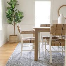 Dining Room By Meredith Viewfrommyheels Serena Lily Mirabelle Rug And Carson Chairs And A Restorat Dining Room Rug Beautiful Dining Rooms Eames Dining Chair