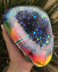 Rainbow Stone 9gag Rocks And Minerals Rocks And Gems Crystals