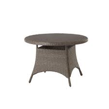 Torquay brown round steel outdoor dining table with wicker top. Reviews For Hampton Bay Torquay Brown Round Steel Outdoor Dining Table With Wicker Top Fws60561a The Home Depot