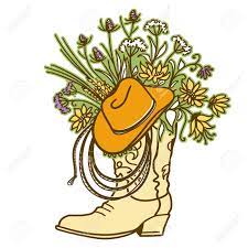 These vector western designs are available now under a traditional rf license. Cowboy Boot With Flowers And Cowboy Hat And Lasso Decor Sketch Royalty Free Cliparts Vectors And Stock Illustration Image 139513315