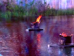 Breath of the wild.the top half is removable and can be used like a chiminea to keep the fire contained, which… Burning Burning Floating Fire Pits On The River For Our T Flickr