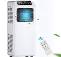 Costway 5500 BTU (9000 BTU ASHRAE) 3-in-1 Portable Air Conditioner  w/Built-in Dehumidifier and Window Kit