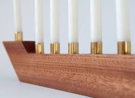 How To Make A Diy Modern Wooden Menorah Menorah Modern Diy Hanukkah Crafts