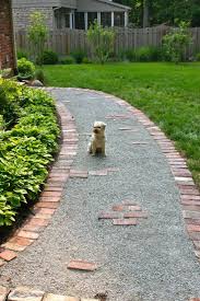 Belgian Block Driveway Edging Ideas Border Plants Gravel Wood Landscaping Photos Best Brick On Pinterest Gard Pea Gravel Garden Garden Walkway Pea Gravel Patio