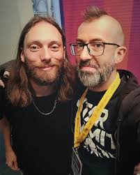 One of the many highlights of @guitarsummit AKA friendfest 2022 was being  reunited with my Uncle Jon ❤️ Don't let him play your guitar! 🔨👊 Repost  from @jongomm • Very happy to