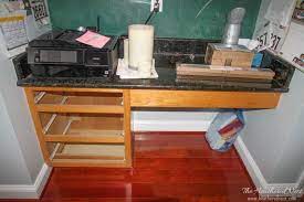 It's great to have a desk area in our kitchen as part of our family command center but unfortunately, it becomes a dumping ground for everything and anything we don't know what to do with. Kitchen Desk Ideas A 0 Kitchen Office Makeover The Heathered Nest