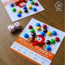 Thanksgiving Kids Table Game Roll A Turkey Etsy Thanksgiving Kids Table Thanksgiving Games For Kids Thanksgiving Kids