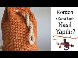 Kolay Canta Sapi Yapimi Kordon Youtube Canta Canta Askisi Orgu