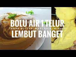 Seperti namanya, pengolahan kudapan ini melalui cara pemanasan 1. Bolu Air 1 Telur Tanpa Mentega Butter Tanpa Margarin Tanpa Minyak Irit Telur Berbagi Resep Youtube Makanan Dan Minuman Resep Masakan Simpel