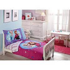 This whimsical 100 percent polyester sheet set boasts vibrant splashes of color. Disney Frozen 4 Piece Toddler Bedding Set Disney Http Www Amazon Com Dp B00myrl4l6 Ref Cm Sw R Pi Dp Lum Frozen Bedroom Toddler Bed Set Toddler Bedroom Sets