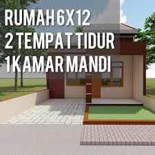 Tipe studio ini memang tampak simple dibandingkan dengan konsep lainnya, jadi terkesan praktis dan ekonomis. Rumah Minimalis Rumah 6x12 2 Kamar Tidur 1 Kamar Mandi Facebook