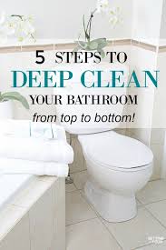 What is the best cleaner for bathtub? How To Deep Clean Your Bathroom In 5 Steps Setting For Four