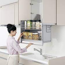 How to take down kitchen cabinets. 458 80 Panasonic Lift Basket Pull Down Kitchen Cabinet Hanger Receptacle From Best Taobao Agent Taobao International International Ecommerce Newbecca Com