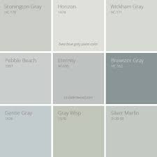 Blue Gray Paint Color Choices