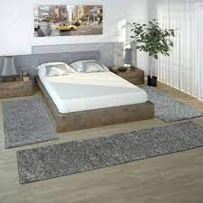 So trennen sie die ruhezone und andere nutzungsbereiche ihres schlafzimmer optisch. Lauferset 3 Tlg Grau Teppichcenter24