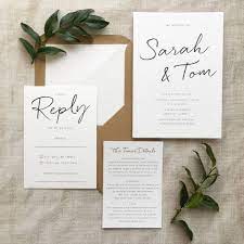 9 Ways To Save Money On Your Wedding Stationery Minimalist Wedding Invitations Simple Wedding Invitations Wedding Invitations Boho