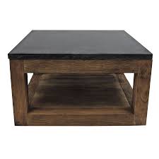 Hauteur 40 cm x longueur 59 cm x largeur 59 cm. Table Basse Carree Industrielle En Orme Recycle Transition Tables Basses Interior S