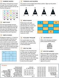 So let's see how many of these brain teasers you can solve? Can You Solve These Mensa Puzzles Scientific American