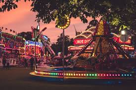 Aesthetics digital wallpaper, vaporwave, kanji, chinese characters. Hd Wallpaper United Kingdom Gloucester Summer Dusk Summer Vibes Funfair Wallpaper Flare