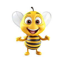 Honeybee Isolated On White Background PNG Transparent Images Free Download 