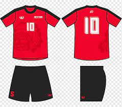 Download T Shirt Kit Jersey Uniform Football T Shirt Template Tshirt White Png Pngwing