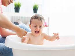Ideal for a newborn, these infant bathtubs are smaller and fit inside or over a kitchen sink. Bathtime Challenge This Is Why Babies Cry While Bathing The Times Of India
