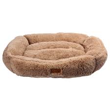 Dubex Brownie Buyuk Kopek Yatagi Dikdortgen Pelus Yatak Camel Large